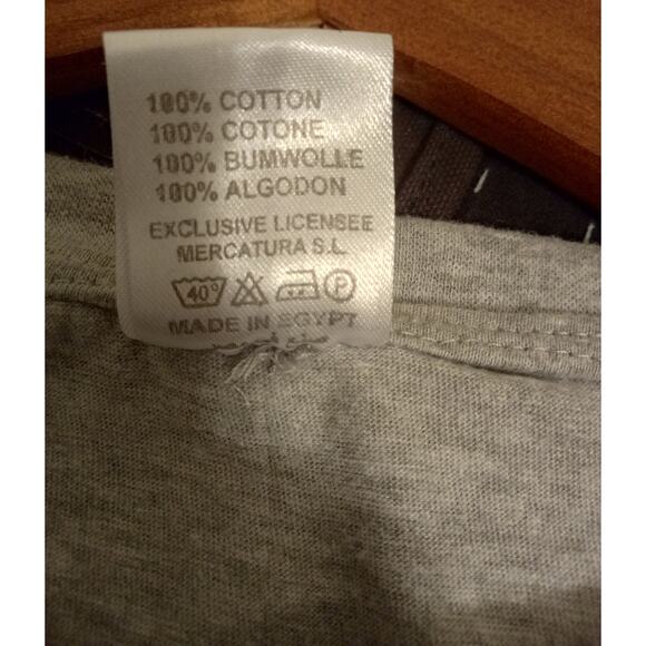 Ankh Egypt Hieroglyphs Tee Made in Egypt Gray Shirt SZ XXL - Picture 5 of 6